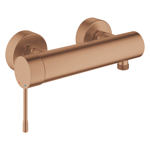 Obiecte sanitare - Baterie dus Grohe Essence New monocomanda, cartus ceramic, limitator, cupru mat