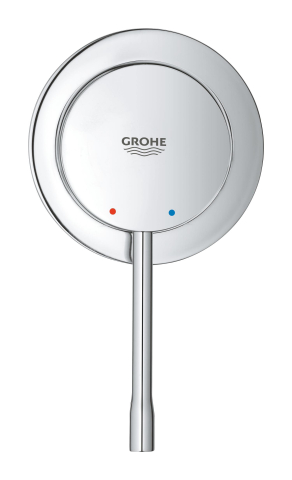 Obiecte sanitare - Baterie dus Grohe Essence montare pe perete, incastrata, levier metalic, cartus ceramic, corp incastat inclus, pt dus igienic, crom