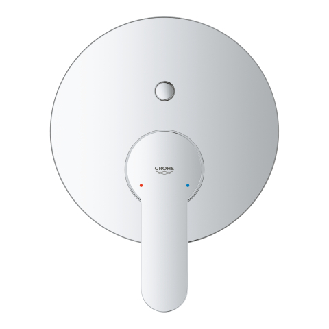 Baterie dus Grohe Eurostyle Cosmopolitan montare pe perete, incastrata, diverter, necesita corp instalare, levier metalic, crom [1]