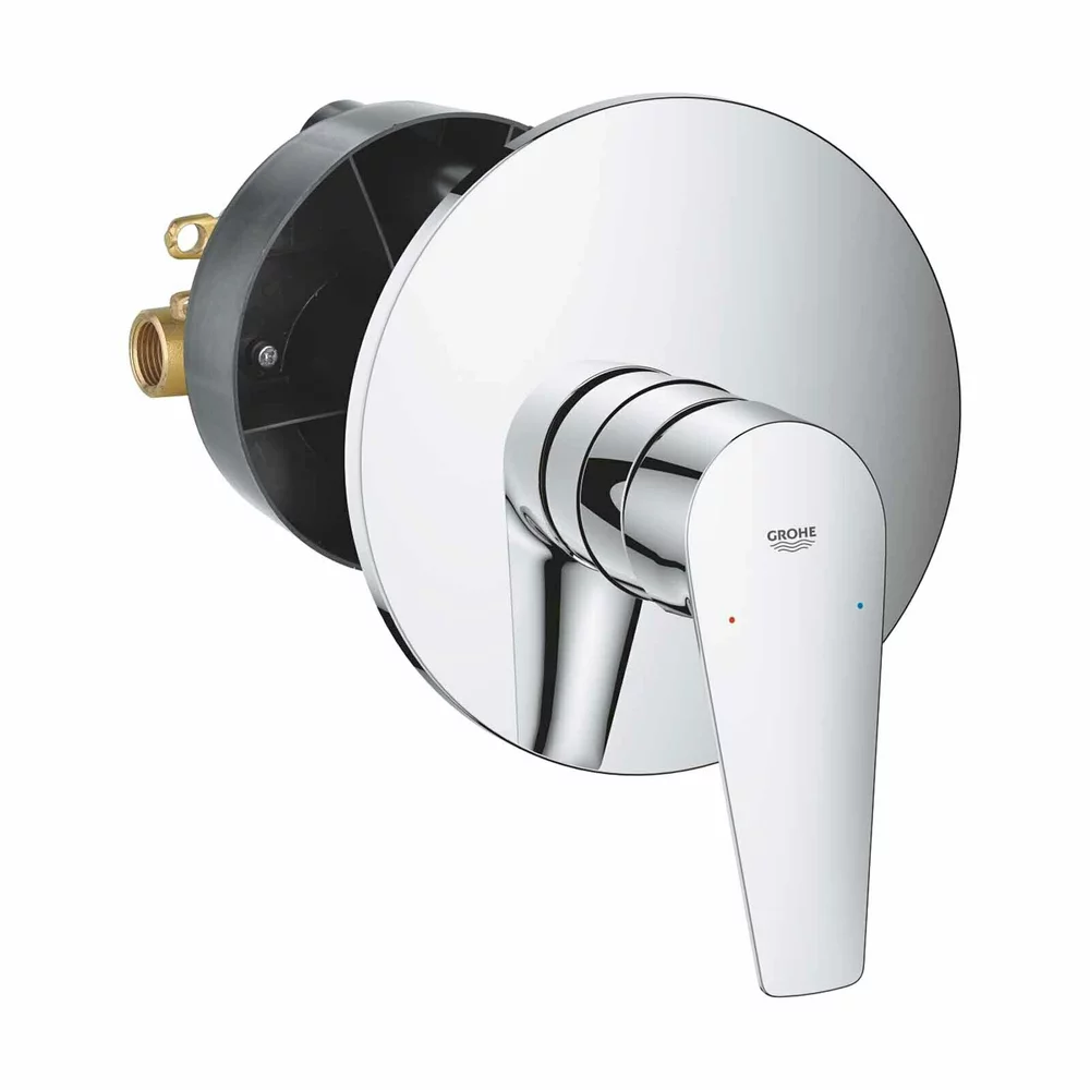 Baterii monocomanda - Baterie dus incastrata cromata Grohe BauEdge New