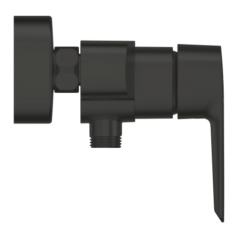 Baterie dus Grohe Start monocomanda, diverter, cartus ceramic, protectie anti-reflux, limitator temperatura, negru [1]