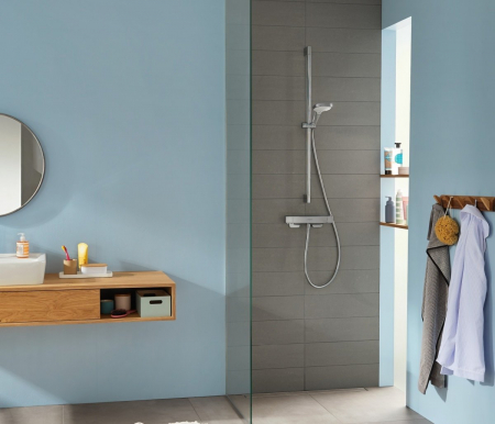 Baterie dus termostatata Hansgrohe Ecostat E [1]