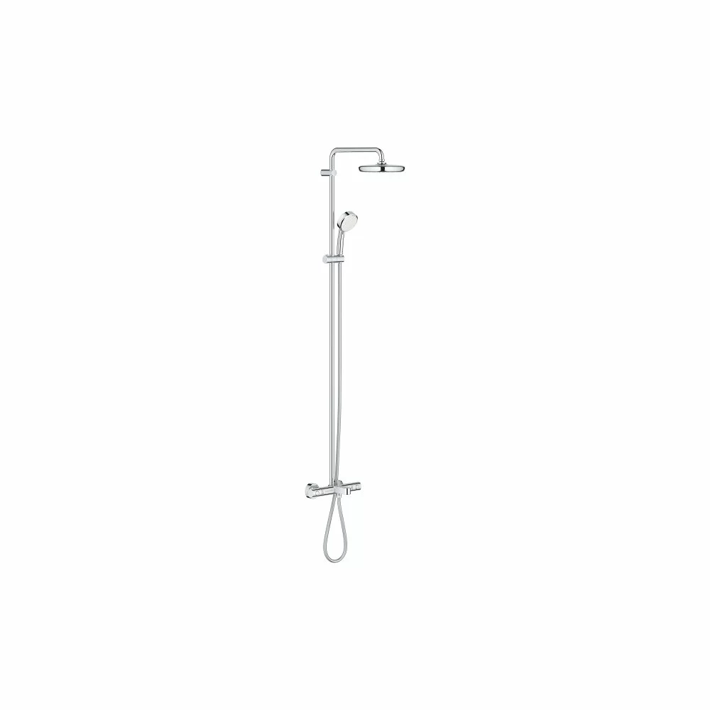 Baterii monocomanda - Coloana de dus cu termostat si pipa cada Grohe New Tempesta Cosmopolitan 210