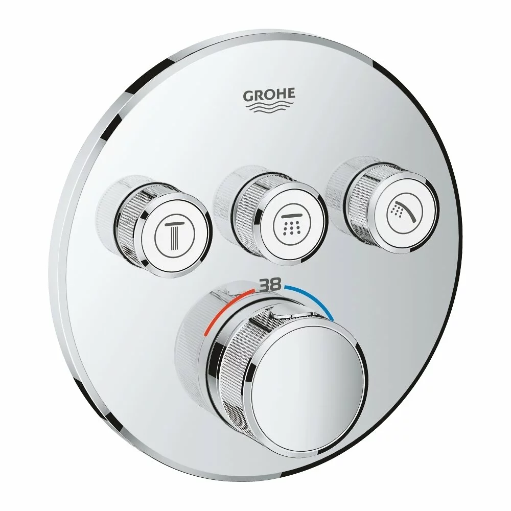 Baterii monocomanda - Baterie dus termostatica cu 3 iesiri Grohe Grohtherm SmartControl