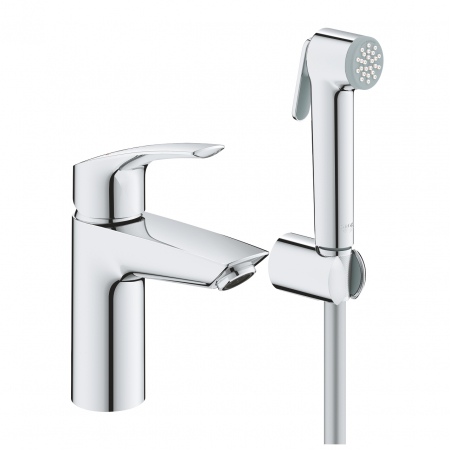 Baterii monocomanda - Baterie lavoar cu functie de bideu cromata marimea S Grohe Eurosmart New
