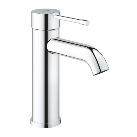 Baterii baie - Baterie lavoar Grohe Essence New S monocomanda, cartus ceramic, fara evacuare, crom