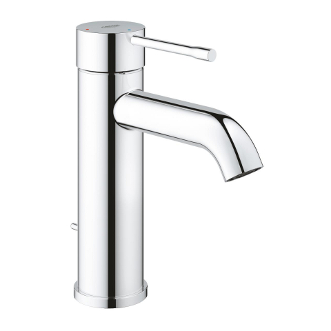 Obiecte sanitare - Baterie lavoar Grohe Essence New S monocomanda, limitator, set evacuare cu tija, crom