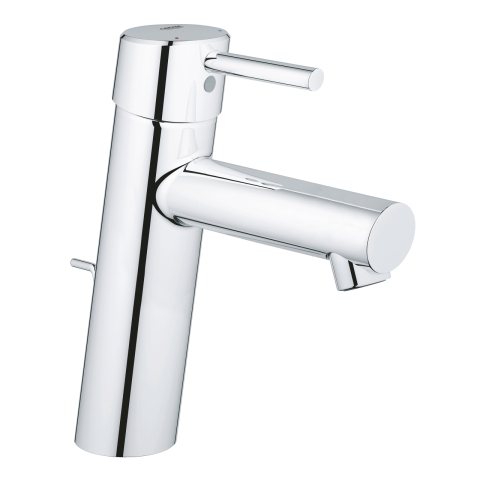 Obiecte sanitare - Baterie lavoar Grohe Concetto M, monocomanda 3/8'' cartus ceramic, evacuare cu tija, crom