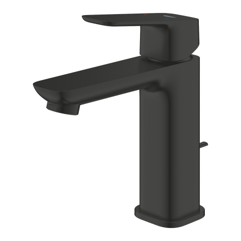 Baterie lavoar Grohe Concetto SilkMove M monocomanda, set evacuare cu tija, cartus ceramic, negru mat [2]