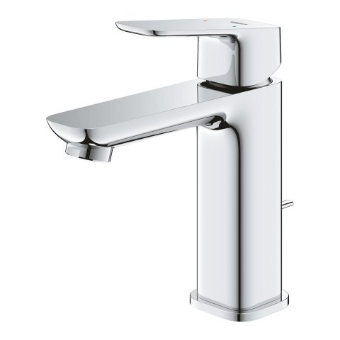 Baterie lavoar Grohe Cubeo SilkMove M monocomanda, set evacuare cu tija, cartus ceramic, crom [2]