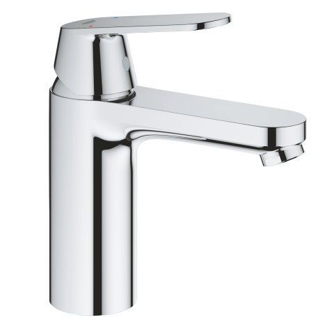 Obiecte sanitare - Baterie lavoar Grohe Eurosmart Cosmopolitan M 3/8'' monocomanda, cartus ceramic, limitator temperatura, fara set evacuare, crom