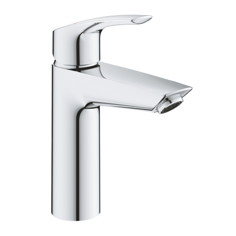 Baterii baie - Baterie lavoar Grohe Eurosmart M monocomanda, levier metalic, cartus ceramic, set evacuare cu apasare, crom