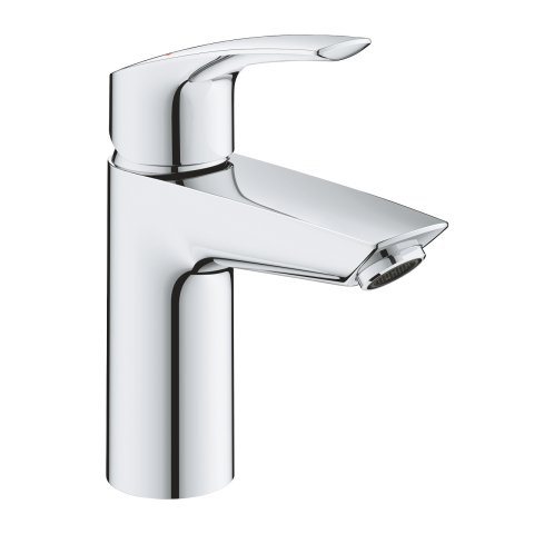 Baterii baie - Baterie lavoar Grohe Eurosmart S monocomanda, levier metalic, cartus ceramic, set evacuare cu apasare, crom