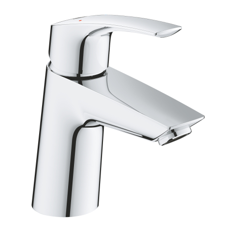 Baterii baie - Baterie lavoar Grohe Eurosmart S monocomanda, cartus ceramic, fara set evacuare, crom