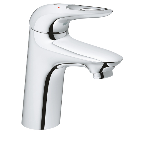 Obiecte sanitare - Baterie lavoar Grohe Eurostyle S monocomanda 3/8'' cartus ceramic, evacuare cu apasare, crom