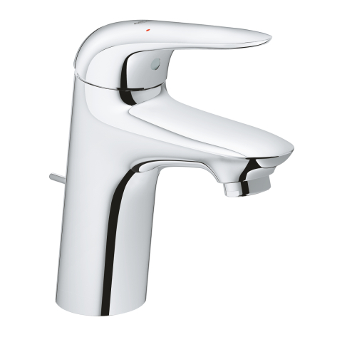 Obiecte sanitare - Baterie lavoar Grohe Eurostyle S monocomanda 3/8'' cartus ceramic, evacuare cu tija, crom
