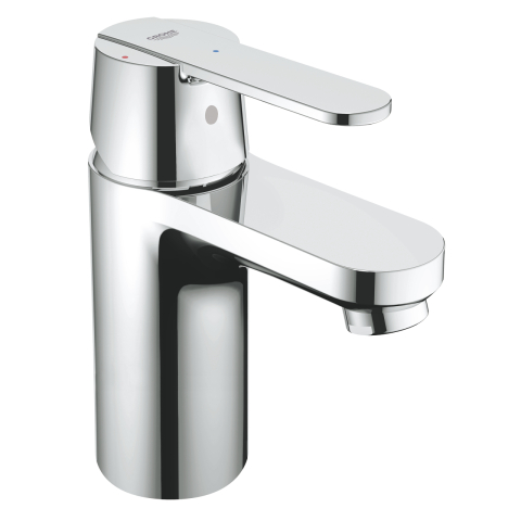 Obiecte sanitare - Baterie lavoar Grohe Get S monocomanda, cartus ceramic, evacuare cu apasare, crom