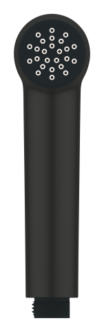 Baterie lavoar Grohe cu set dus Grohe StartEdge M monocomanda, cartus ceramic, fara set evacuare, dus igienic, negru [5]