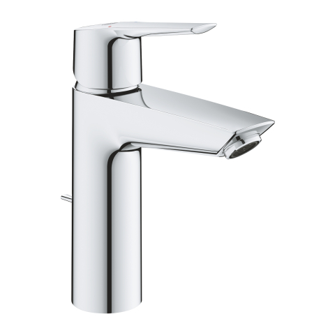 Obiecte sanitare - Baterie lavoar Grohe Start M 3/8'' monocomanda, cartus ceramic, evacuare cu tija, crom