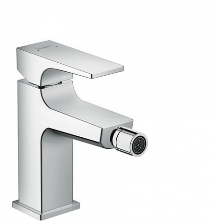 Baterii monocomanda - Baterie bideu Hansgrohe Metropol cu ventil push-open