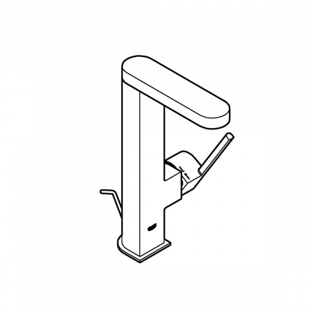 Baterie lavoar marimea L pipa extractabila furtunuri flexibile cromata Grohe Plus [4]