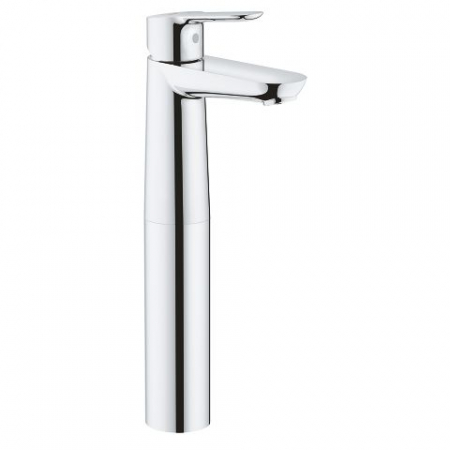 Baterii monocomanda - Baterie lavoar marimea XL montare blat furtunuri flexibile cromata Grohe Bau Edge