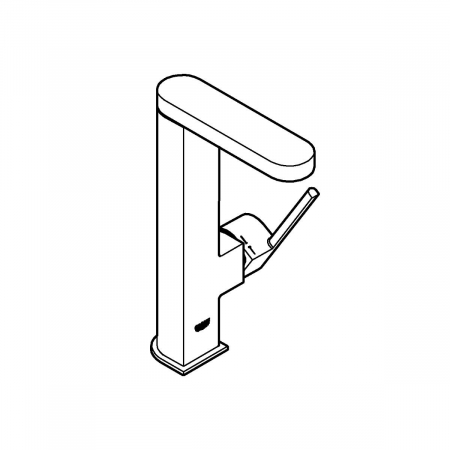 Baterie lavoar marimea L furtunuri flexibile cromata Grohe Plus [5]