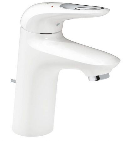 Baterii monocomanda - Baterie lavoar marimea S furtunuri flexibile alba Grohe Eurostyle New