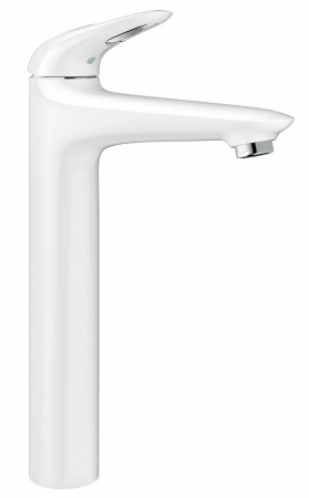 Baterie lavoar marimea XL furtunuri flexibile alba Grohe Eurostyle [1]