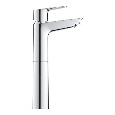 Baterie lavoar marimea XL montare blat furtunuri flexibile cromata Grohe Bau Edge New [3]