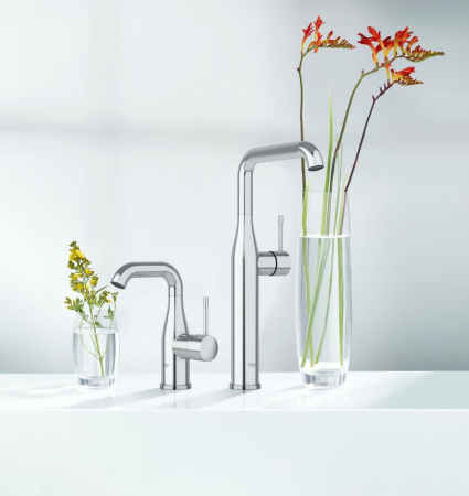 Baterie lavoar montaj pe blat marimea XL furtunuri flexibile Grohe Essence New [2]