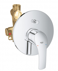 Baterii monocomanda - Baterie pentru cada cu corp incastrat cu divertor Grohe Eurosmart New