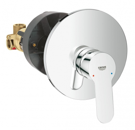 Baterii monocomanda - Baterie dus montaj incastrat o singura iesire Grohe Bau Edge