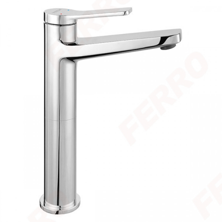 Baterii monocomanda - Baterie stativa lavoar inalta Ferro Stratos, crom