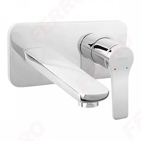 Baterii monocomanda - Baterie ingropata lavoar Ferro Stratos, crom