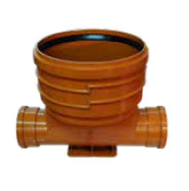 Instalatii de apa si canalizare - Baza camin inspectie PP Valrom VALPlast D. 400 1IN/1OUT D. 160