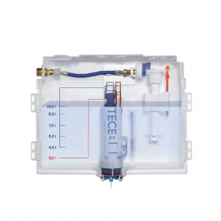 Modul WC TECEbase cu rezervor Base, include clapeta TECEbase alba si sistem fixare, H 1120 mm [4]