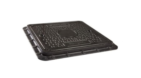 Capace stradale - Capac compozit patrat, 673 x 673 mm, A15