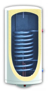 Boiler de perete vertical pentru ACM cu o serpentina, 120 litri, rezistenta 3 kw, Sunsystem model MB NL2 120 V/S1 [2]