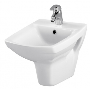 Obiecte sanitare - Bideu suspendat, A=52.5 x H=36 x L=35.5 cm., Cersanit Carina