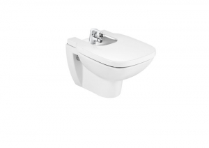 Obiecte sanitare - Bideu suspendat din portelan, 355 x 540 x 305 mm., Roca Debba