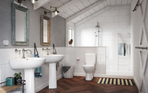 Set WC, President P010 wc + rezervor 3/6 l + capac, Cersanit President [4]