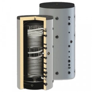 Echipamente de incalzire si producere ACM - Puffer cu serpentina pentru ACM si doua serpentine pentru incalzire, 500 litri, Sunsystem HYG BR2 500/20 IZ
