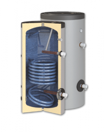Echipamente de incalzire si producere ACM - Boiler cu o serpentina 300 litri Radox DOX WT1