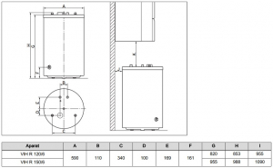 Boiler cu o serpentina VAILLANT uniSTOR VIH R 120/6 120 litri [2]