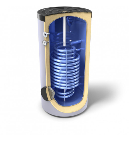 Boiler de pardoseala cu doua serpentine in paralel 200 litri Tesy EV 9S+13S 200 60 [1]
