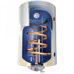 Echipamente de incalzire si producere ACM - Boiler termoelectric cu o serpentina pe partea stanga 100 litri 2000 W 8 bar Tesy GCVSL 1004420 B11 TSR