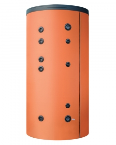 Echipamente de incalzire si producere ACM - Boiler Ferroli, indirect pentru sisteme solare, cu doua serpentine, model ECOUNIT 500-2 WB  500 litri