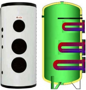Echipamente de incalzire si producere ACM - Boiler indirect cu 3 serpentine datasabile, Elbi seria BF-3 1500 litri