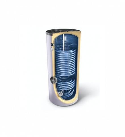 Echipamente de incalzire si producere ACM - Boiler indirect cu doua serpentine marite pentru pompe de caldura 500 litri Tesy EV 2x6 2x13 S2 500 75 HP